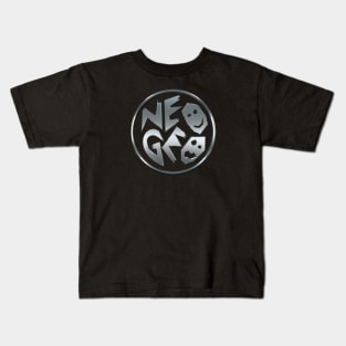 Neo Geo Silver Kids T-Shirt